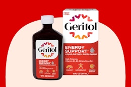 Geritol bottle on KCL template