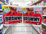 brawny paper towels on walgreens cart