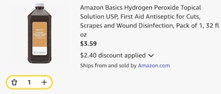 Amazon Basics Hydrogen Peroxide