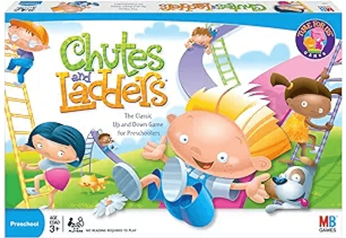 Hasbro Gaming Chutes and Ladders Board Game