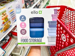 $15 Ello Leakproof 10-Piece Food Container Set for Target Circle Week card image