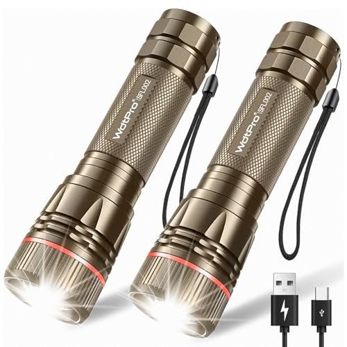 Rechargeable Flashlights 2-Pack