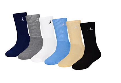 Jordan Kids' Socks 6-Pack