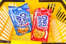 chips ahoy! cookies in yellow shopping basket