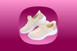 Stock image of a pair of Martha Stewart women's sneakers