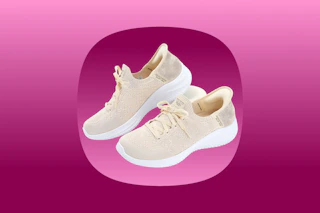 Stock image of a pair of Martha Stewart women's sneakers