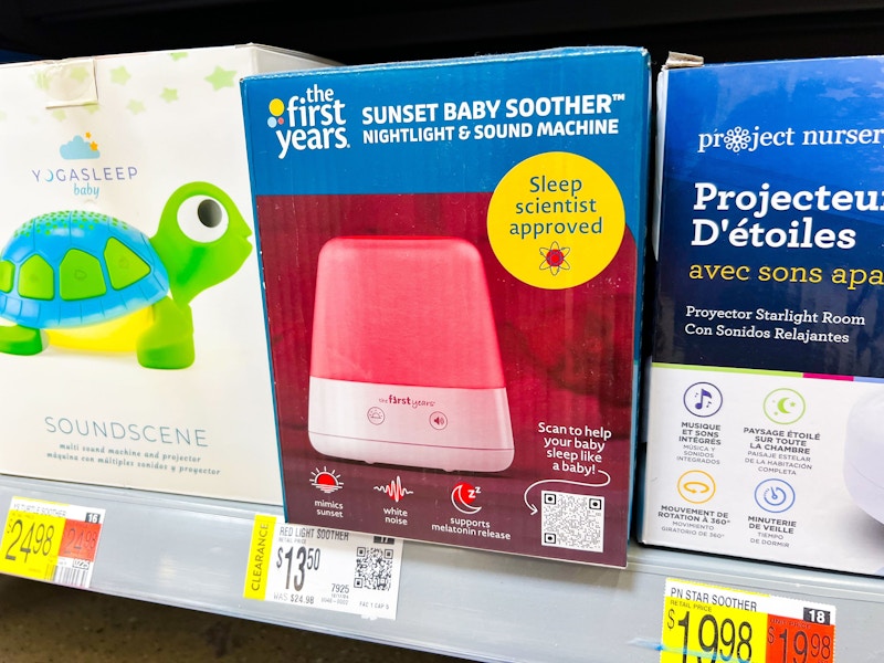 First Years Baby Soother on walmart shelf