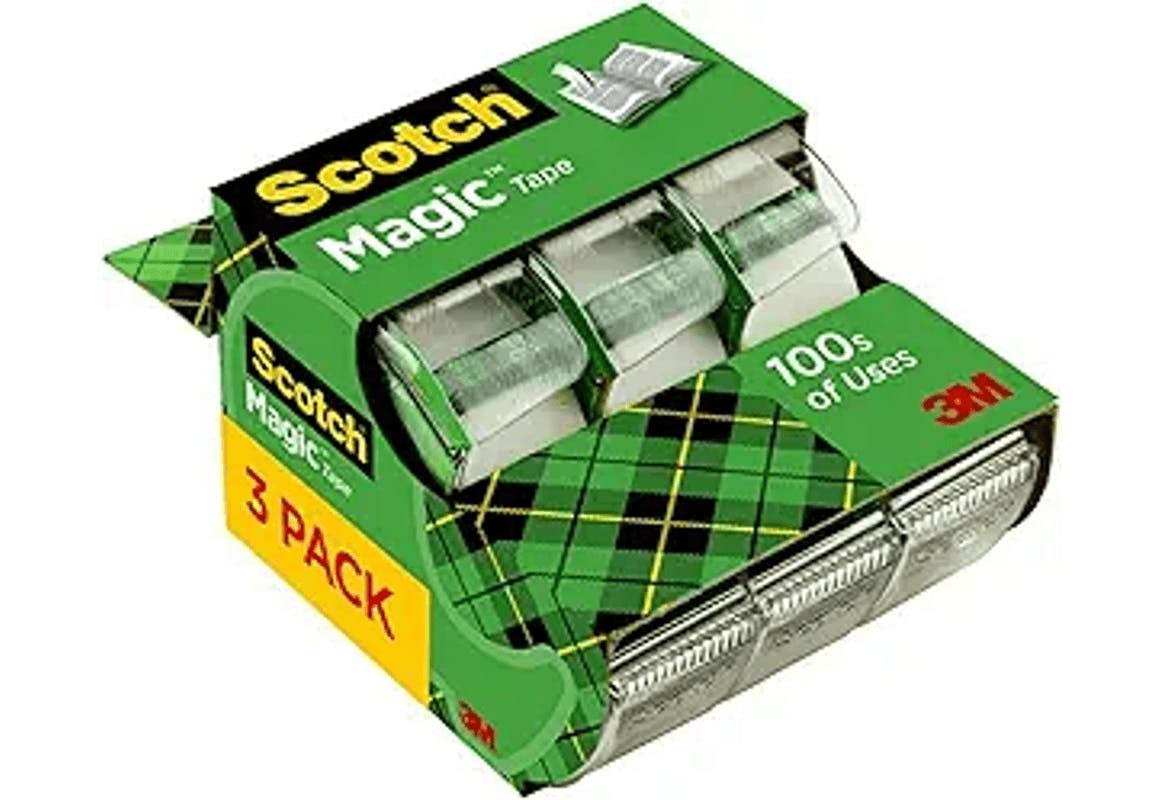 2 Scotch Magic Tape 3-Packs