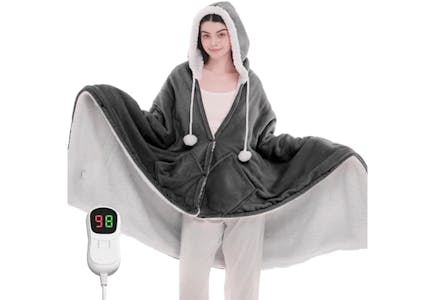 Heated Electric Wearable Blanket