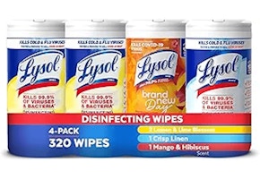 Lysol Wipes 4-Pack