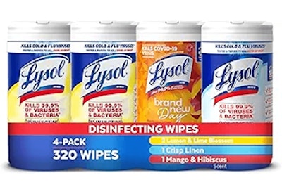 Lysol Wipes 4-Pack