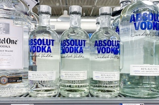 absolut vodka on walmart shelf