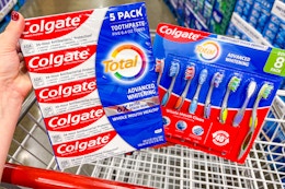 Colgate Toothpaste and Toothbrushes: Save Up to $6 at Costco card image