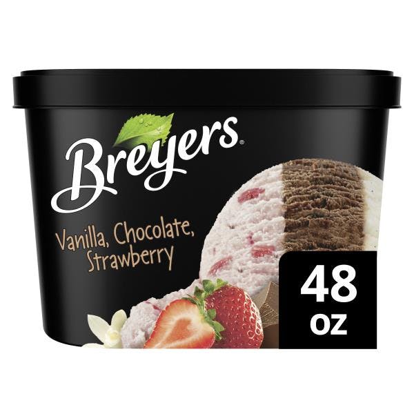 2 Breyers Ice Cream Tubs