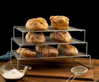 cooling racks with pastries on them