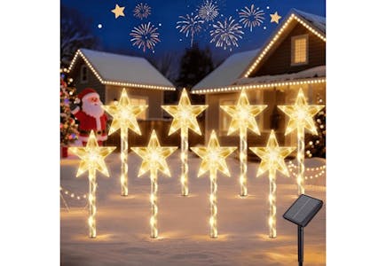 Solar Star Pathway Lights