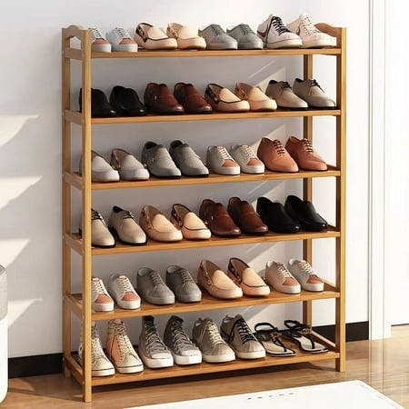 Bamboo Shoe Rack