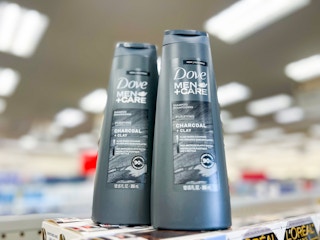 two bottles of Dove Men+Care 2in1