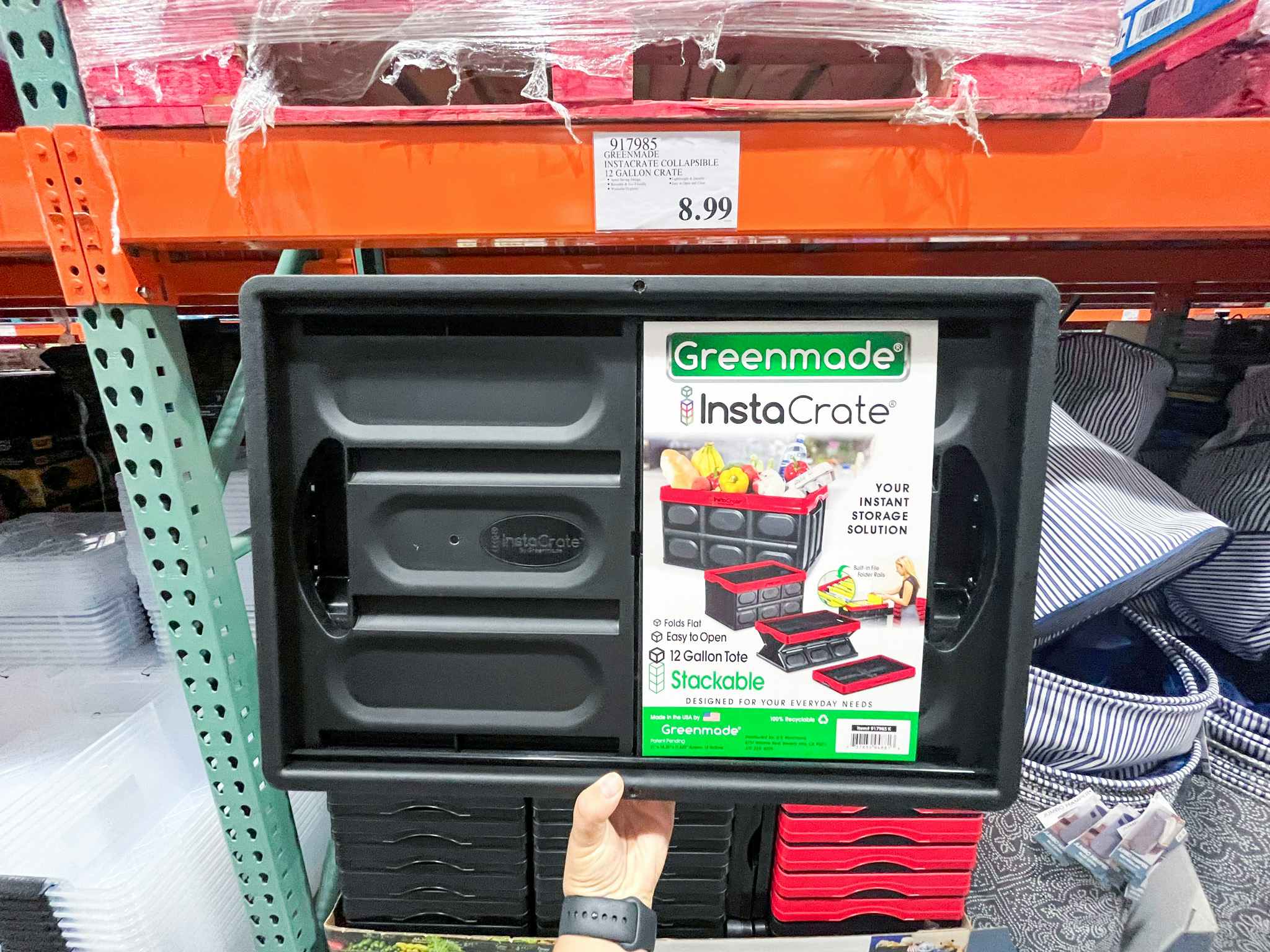 costco greenmade instacrate collapsible storage bin-2