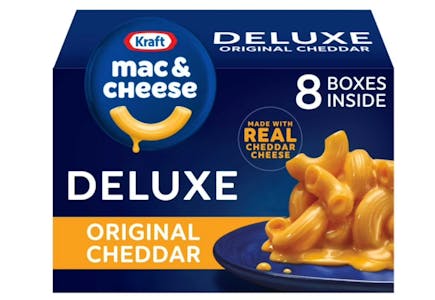 Kraft Deluxe Macaroni & Cheese 8-Pack