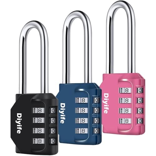 Combination Lock 3-Pack