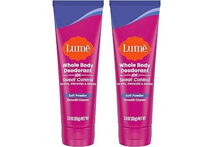 Lume Sweat Control Deodorant 2-Pack