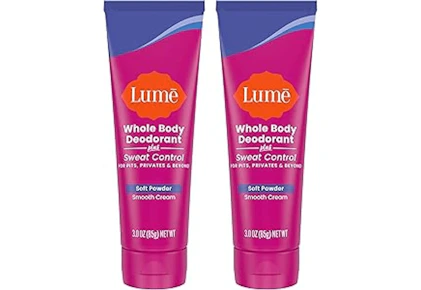 Lume Sweat Control Deodorant 2-Pack