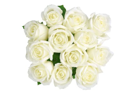 Fresh-Cut Solid Roses Flower Bunch