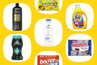 collage of stock images from walgreens online shopping haul