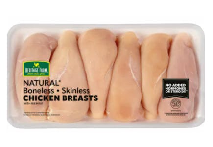 Heritage Farm Chicken Breasts, per lb