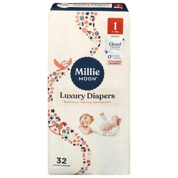 2 Millie Moon Diapers Packs