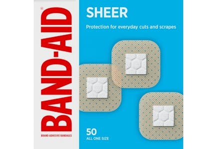 Band-Aid Sheer Adhesive Bandages