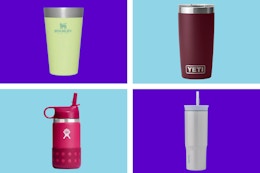 Drinkware Sale at Dick's: $15 Stanley, $16 Yeti, $20 Hydro Flask, and More card image