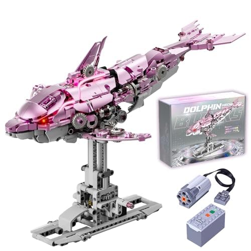 Mechanical Pink Dolphin Building Set