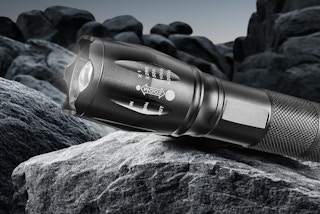 a flashlight