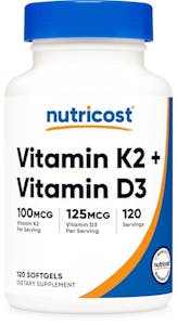 Nutricost Vitamin D3 + K2