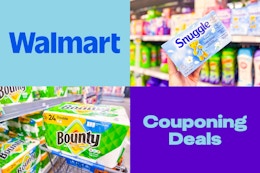 Snuggle Dryer Sheets & Bounty Paper Towels at Walmart