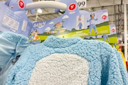 bluey costume on rack at costco