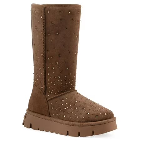 Women's Rhinestone Cozy Boots