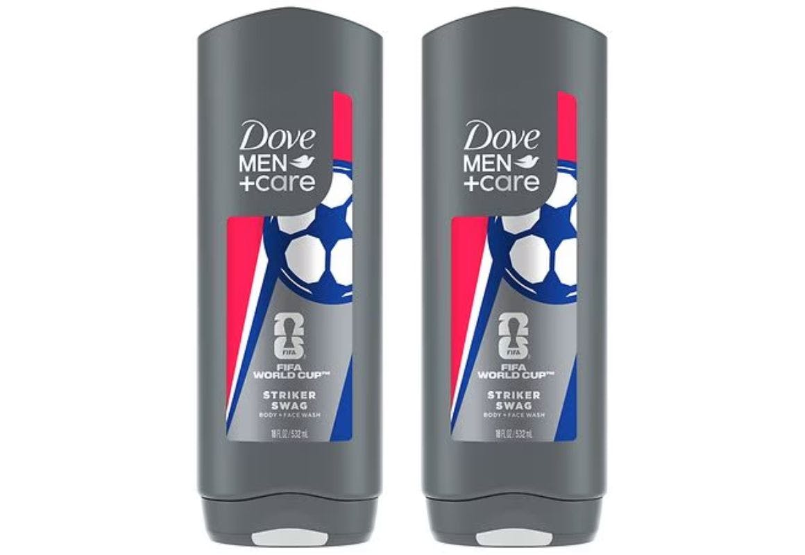2 Dove Men+Care Body Washes