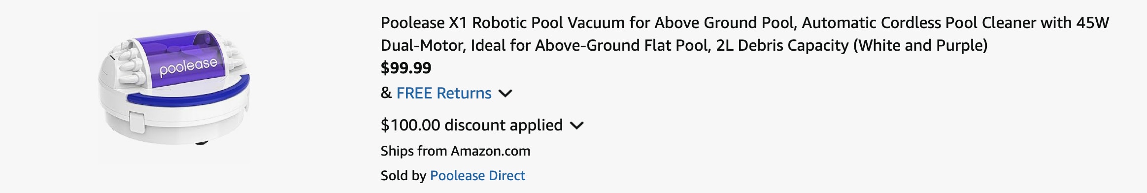 Amazon Robotic Pool Vacuum 2025 2