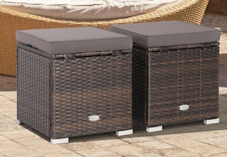 until gone patio rattan ottomans with hidden storage space set of 2 stock image 2023 1677439815 1677439816