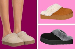 Joyspun Women's Platform Slippers (3 colors)