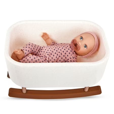 Baby Doll & Rocking Bassinet Set