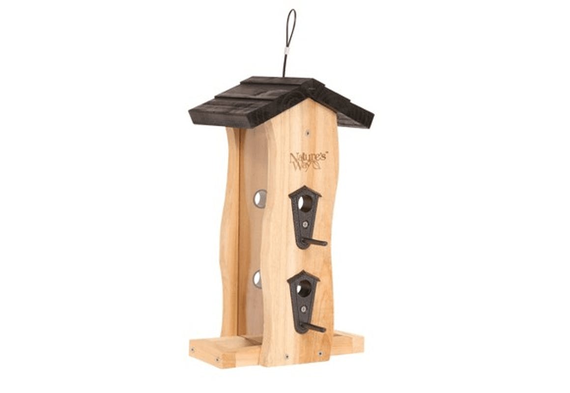 Nature's Way Cedar Wave Bird Feeder