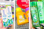 collage image of sensodyne kids toothpaste, arm & hammer detergent, and garnier shampoo