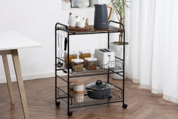 Lowe's rolling kitchen cart
