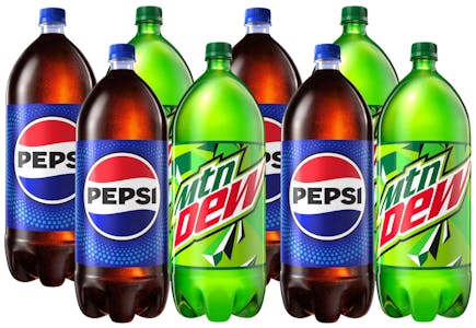 8 Pepsi or Mtn Dew
