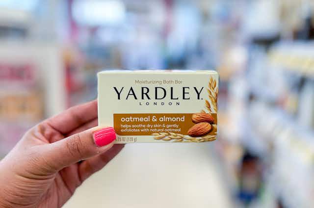 Yardley Oatmeal and Almond Bar Soap, Just $0.94 on Amazon card image