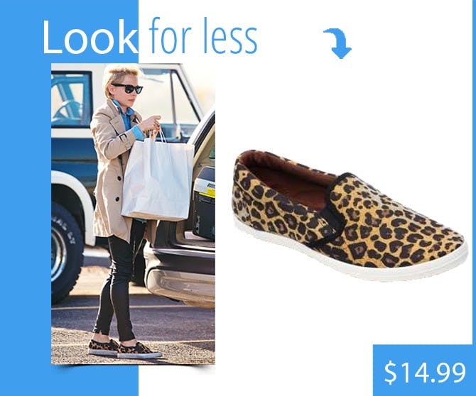 Michelle Williams' Leopard Print Slip-Ons Are a Steal for Just $14.99!